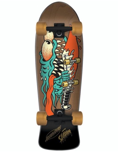 Santa Cruz Meek Slasher 80s Cruiser Skateboard - 10.1" x 31.13" hantent personnes