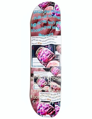 Alltimers Vaped Meme Skateboard Deck - 8.5" l'évolution des habitudes 