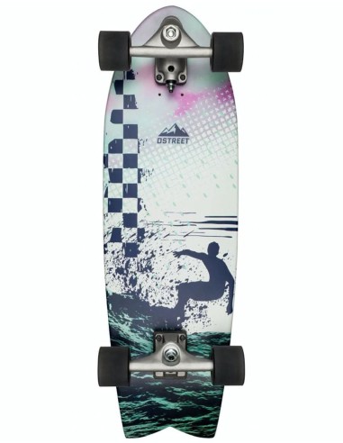 D Street Swell Surfskate Cruiser - 9.75" x 31" rembourrage situé sous