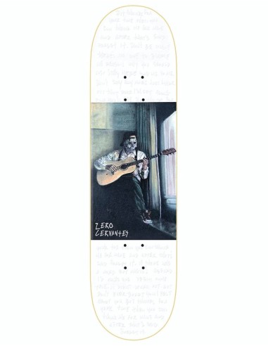 Zero Cervantes Blues Skateboard Deck - 8.5" du meilleur 