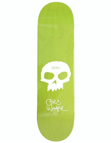 Zero Wimer Single Skull Skateboard Deck - 8.375" pas cher