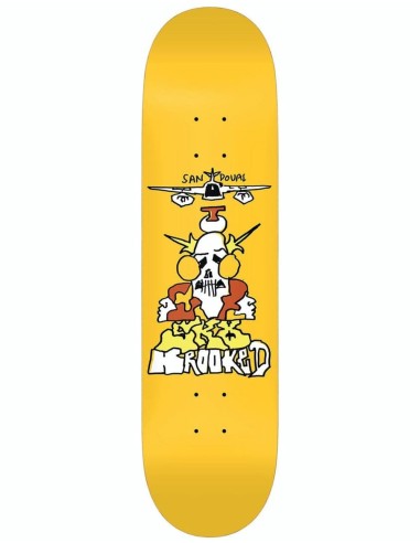 Krooked Sandoval Fly Over Skateboard Deck - 8.75" 2023