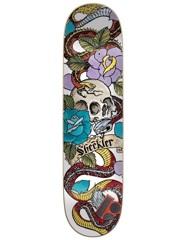 Plan B x Aces Tattoo Sheckler Cranial Skateboard Deck - 8" 50-70% off 