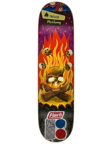 Plan B x Aces Tattoo McClung Cranial Skateboard Deck - 8.375" 50% de réduction en Octobre 2024