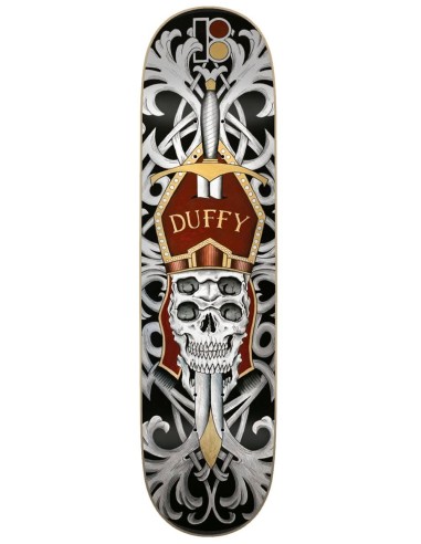 Plan B x Aces Tattoo Duffy Cranial Skateboard Deck - 8.75" Amélioration de cerveau avec