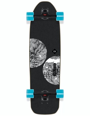 Long Island Drone EX Series Longboard - 35" x 9.6" s'inspire de l'anatomie humaine