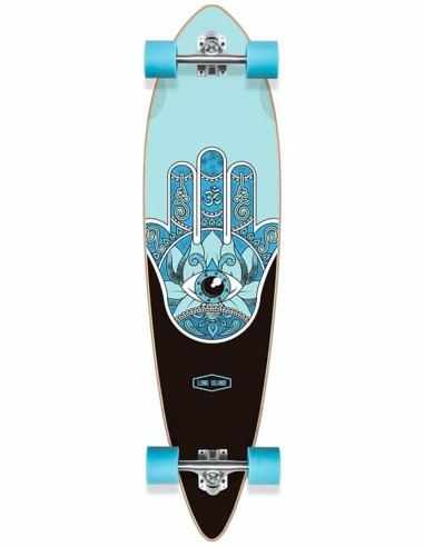 Long Island Raise Essentials Pintail Longboard - 40" x 10" en linge