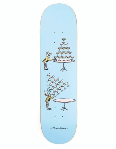 Pass Port Spillage 'Champers' Skateboard Deck - 8.25" en stock