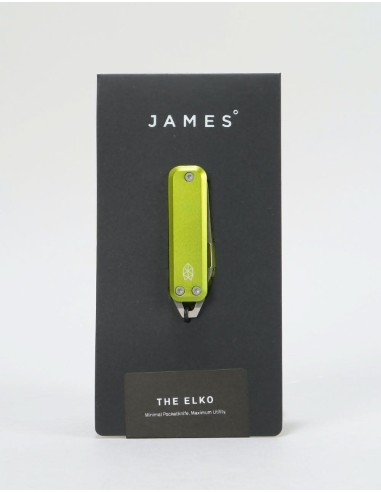 James The Elko Knife - Electric Moss/Stainless Toutes les collections ici