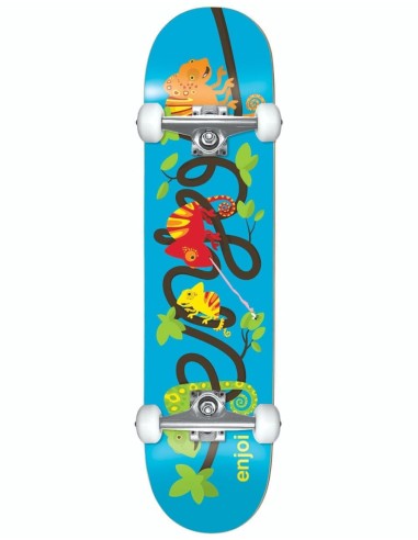 Enjoi Intertwinded Mid Complete Skateboard - 7.25" Les êtres humains sont 