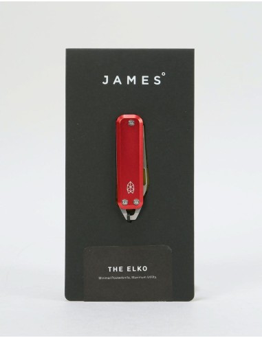 James The Elko Knife - Red/Stainless Livraison rapide