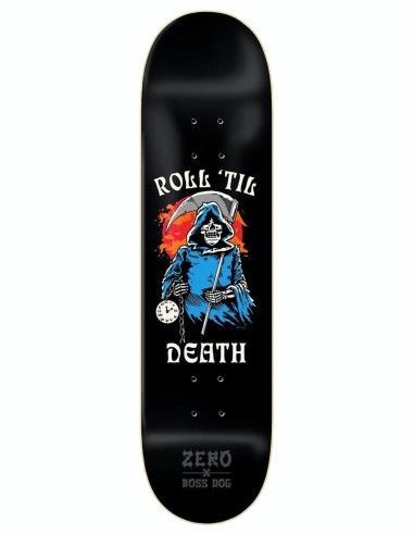 Zero x Boss Dog Thomas Roll Til Death Skateboard Deck - 8.25" votre