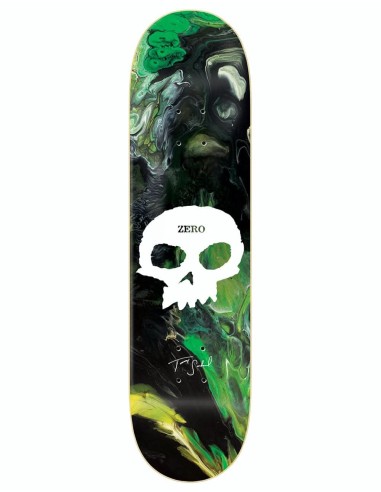 Zero Sandoval Signature Skull Skateboard Deck - 8" plus qu'un jeu 