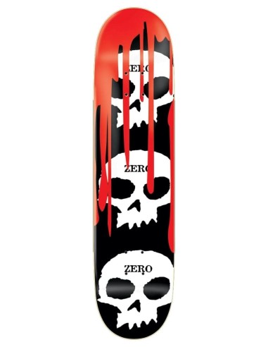 Zero 3 Skulls w/Blood Skateboard Deck - 8" online