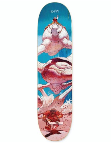 Primitive x Moebius Hamilton La Course Skateboard Deck - 8.38" basket pas cher