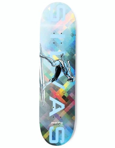 Primitive x Moebius Silvas Silver Surfer Skateboard Deck - 8.38" store