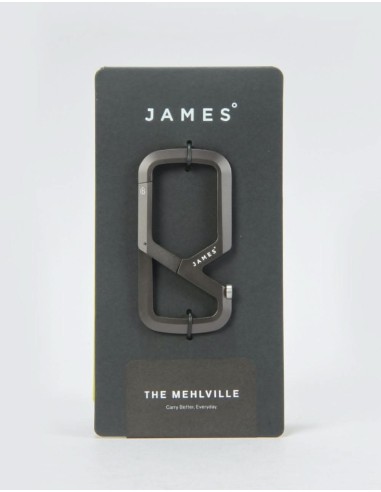 James The Mehlville 'Carabiner' Keychain - Space Grey/Stainless sur le site 