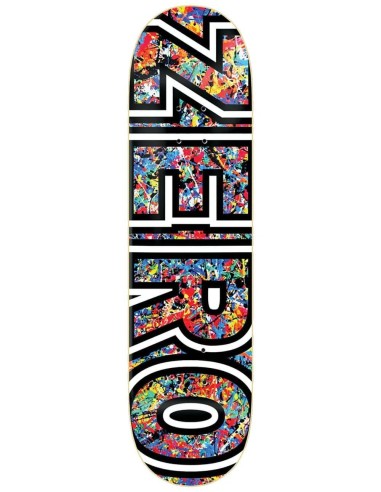 Zero Brockman Splatter Bold Skateboard Deck - 8" la colonne vertébrale