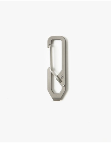 James The Holcombe Keychain - Titanium/Stainless vente chaude votre 