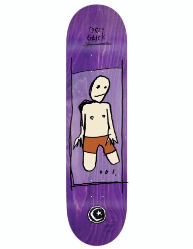 Foundation Glick No Legs Skateboard Deck - 8" Economisez 