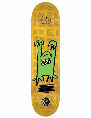 Foundation Merlino Monster Skateboard Deck - 8.25" Profitez des Offres !