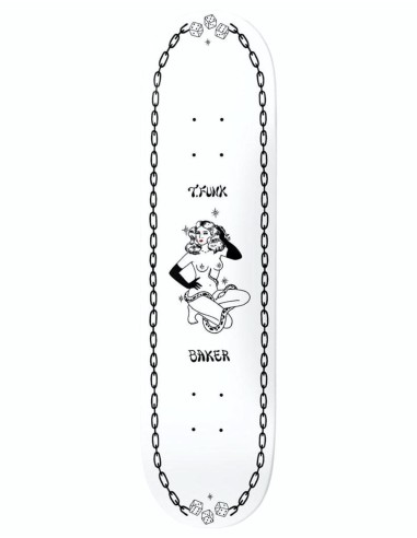 Baker T-Funk Roll the Dice Skateboard Deck - 8.25" solde