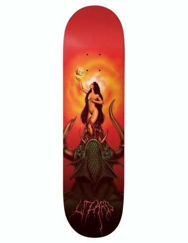 Deathwish Lizard King Lizard the God Skateboard Deck - 8.25" des créatures d'habitude