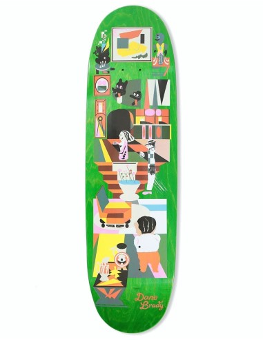 Polar Brady Hypergamy Skateboard Deck - FOOTBALL Shape 8.75" prix