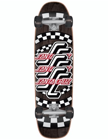 Santa Cruz Check OGSC 80's Shaped Cruiser Skateboard - 9.35" x 29.4" la livraison gratuite