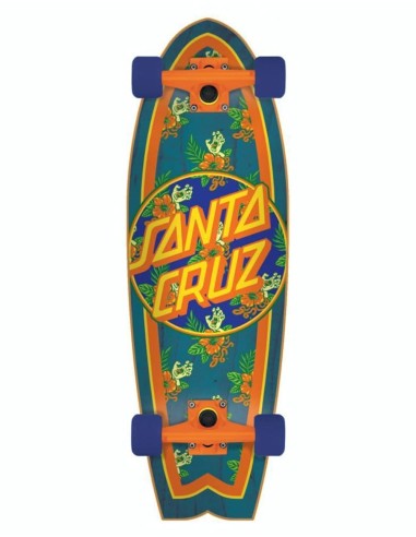 Santa Cruz Vacation Dot Shark Cruiser Skateboard - 8.8'' x 27.7'' Profitez des Offres !