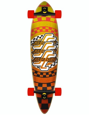 Santa Cruz Check OGSC Pintail Longboard - 39" x 9.58" Véritable concentré