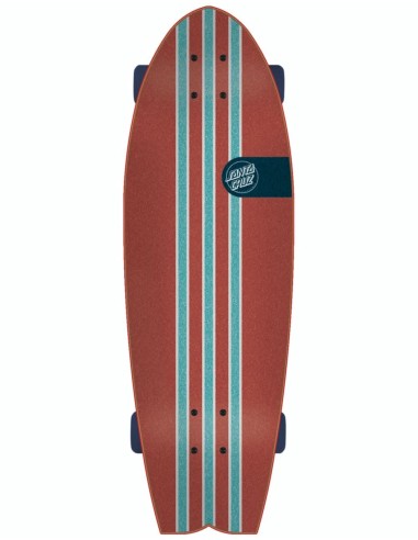 Santa Cruz Weekend Hand Shark Cruiser Skateboard - 8.8" x 27.7" la colonne vertébrale