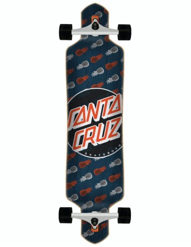 Santa Cruz Tropic Dot Drop Through Longboard - 41'' x 9.2'' Faites des économies