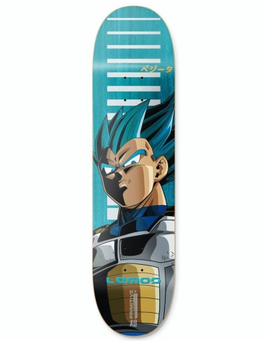 Primitive x Dragon Ball Z Lemos Vegeta SSG Skateboard Deck - 8.25" pas cher