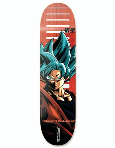 Primitive x Dragon Ball Z Rodriguez Goku SSG Skateboard Deck - 8" de technologie