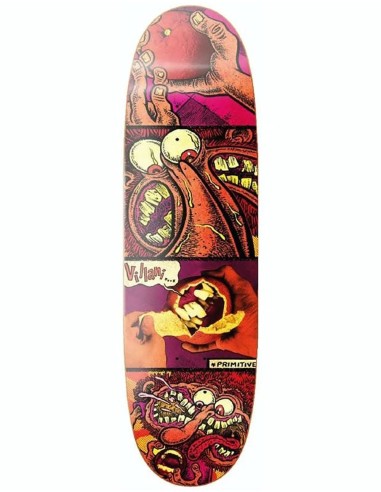 Primitive Villani Freakout  Skateboard Deck - 9.125" destockage