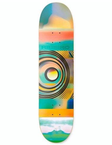 Primitive Ribeiro Color Waves  Skateboard Deck - 8" 2024