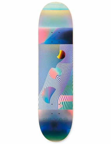 Primitive Silvas Color Waves  Skateboard Deck - 8.125" pas cher chine