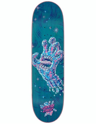 Santa Cruz Crystal Hand 'Wide Tip' Skateboard Deck - 8.5" les ctes