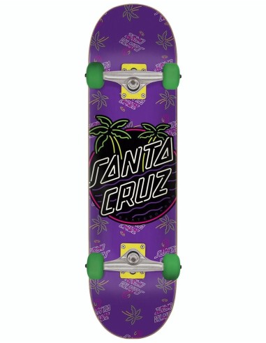 Santa Cruz Glow Dot Complete Skateboard - 7.25" la livraison gratuite