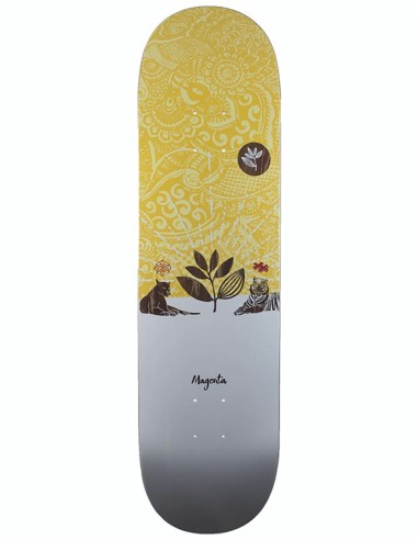 Magenta Sacred Plant Ceremony Series Skateboard Deck - 8.6" Véritable concentré