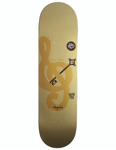 Magenta Fox Dictionary Series Skateboard Deck - 7.625" des créatures d'habitude