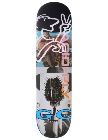 Quasi Crockett 'Acid-Ply' Skateboard Deck - 8.25" Par le système avancé 