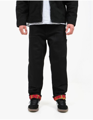 Hockey x Carhartt WIP Double Knee Denim Pant - Black Paris Déstockage Promo