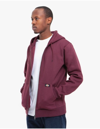 Dickies Kingsley Zip Hoodie - Maroon du meilleur 