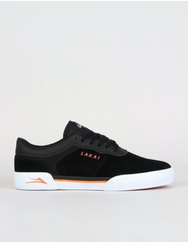 Lakai Staple Skate Shoes - Black/Orange Suede offre 