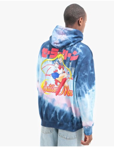 Primitive x Sailor Moon Guardian Tie-Dye Pullover Hoodie - Blue une grave pollution 