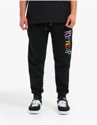 RIPNDIP Multi Logo Sweatpants - Black les muscles