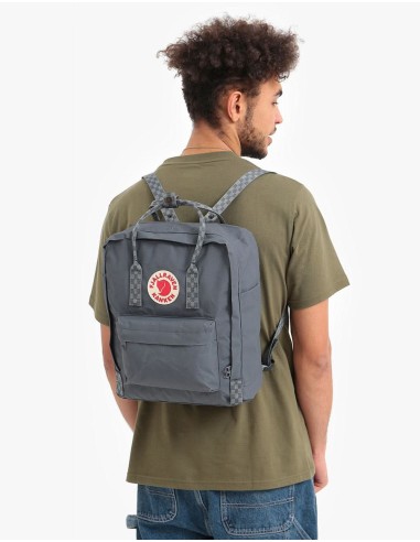 Fjällräven Kånken Backpack - Super Grey/Chess Pattern plus qu'un jeu 