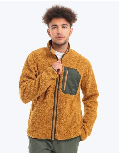 Volcom Muzzer Fuzzar Zip Fleece - Golden Brown online